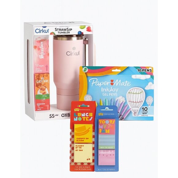 Back-to-School / Office Bundle – Cirkul 40oz Tumbler + Pens + Notes - Picture 1 of 4